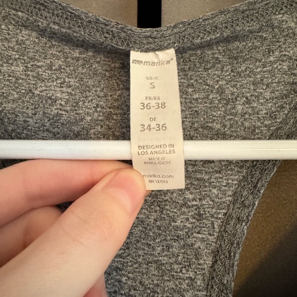 Marika Grey Athletic Top - Picture 2 of 3
